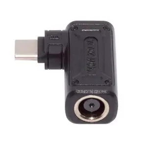 DC Jack 7.4x5.0mm Input to USB-C Type-C Angled 90 Degree Power Plug 140W 100W Charge Adapter for Laptop Phone DC Jack 7.4x5.0mm Input to USB-C Type-C Angled 90 Degree Power Plug 140W 100W Charge Adapter for Laptop Phone