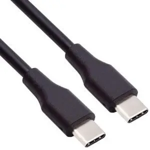 Type-C USB-C Male to Male USB 2.0 Version Data Cable Support PD 65W for Laptop & Phone Black 2M Type-C USB-C Male to Male USB 2.0 Version Data Cable Support PD 65W for Laptop & Phone Black 2M
