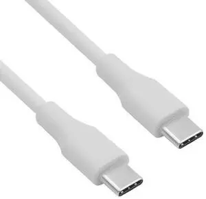 Type-C USB-C Male to Male USB 2.0 Version Data Cable Support PD 65W for Laptop & Phone White 1M Type-C USB-C Male to Male USB 2.0 Version Data Cable Support PD 65W for Laptop & Phone White 1M