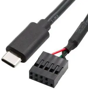 9pin 10pin USB 2.0 Motherboard Header to Type-C USB-C Cable for Mini Monitor Sensor Panel Camera 50cm 9pin 10pin USB 2.0 Motherboard Header to Type-C USB-C Cable for Mini Monitor Sensor Panel Camera 50cm