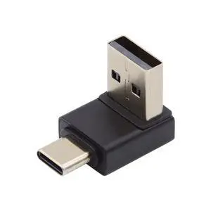 10Gbps USB3.0 Type A Male to USB 3.1 Type C Male Data Charge Adapter 90 Degree Down Angled for Laptop Phone 10Gbps USB3.0 Type A Male to USB 3.1 Type C Male Data Charge Adapter 90 Degree Down Angled for Laptop Phone