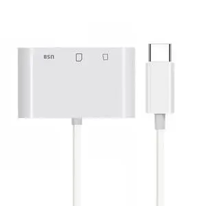 USB-C Type C USB 2.0 to TF Micro SD SDXC USB Female Card Reader 3 in 1 Adapter Compatible with MacBook Laptop Tablet Phone USB-C Type C USB 2.0 to TF Micro SD SDXC USB Female Card Reader 3 in 1 Adapter Compatible with MacBook Laptop Tablet Phone