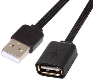13cm USB 2.0 Type-A Male to Type-A Male Female Data Flat Slim FPC Cable for FPV & Disk & Phone 13cm USB 2.0 Type-A Male to Type-A Male Female Data Flat Slim FPC Cable for FPV & Disk & Phone
