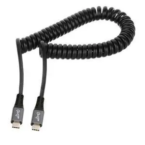 20Gbps 100W USB-C Stretch Coiled USB4 Cable 8K for Laptop Keyboard Tablet Type-C Male to Male Cable Power & Data 1.8M 20Gbps 100W USB-C Stretch Coiled USB4 Cable 8K for Laptop Keyboard Tablet Type-C Male to Male Cable Power & Data 1.8M