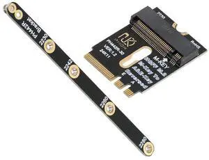 NGFF M.2 Key A+E to PCI-E 4.0 NVME M-Key with Bracket Extension Adapter for Laptop Mainboard SSD 2230 2280 NGFF M.2 Key A+E to PCI-E 4.0 NVME M-Key with Bracket Extension Adapter for Laptop Mainboard SSD 2230 2280