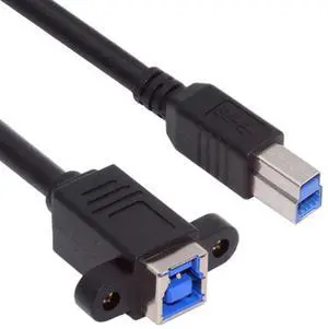 5Gbps USB3.0 Type-B Male to USB3.0 Type-B Female Extension Data Cable for PC Laptop Disk SSD Camera 30cm 5Gbps USB3.0 Type-B Male to USB3.0 Type-B Female Extension Data Cable for PC Laptop Disk SSD Camera 30cm