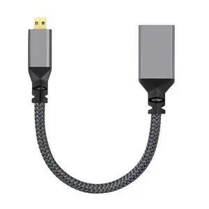 4K Type-D Micro HDMI 1.4 Male to HDMI Female Extension Cable for DV MP4 Camera DC Laptop 4K Type-D Micro HDMI 1.4 Male to HDMI Female Extension Cable for DV MP4 Camera DC Laptop