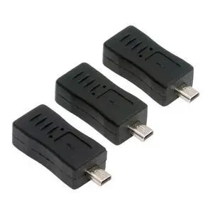 3pccs Mini 8P to USB-C Micro Mini USB Female Power Data Adapter for Camera 3pccs Mini 8P to USB-C Micro Mini USB Female Power Data Adapter for Camera