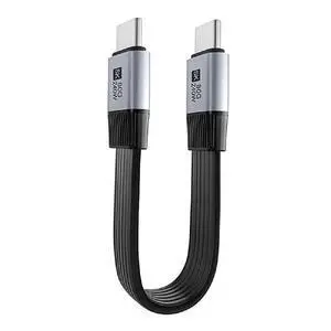 USB5.0 80Gbps Flat Slim FPC Male to Male 240W 16K 8K 60Hz 5K Extension Cable 20cm Compatible with 40Gbps USB4.0 Thunderbolt3/4/5 USB5.0 80Gbps Flat Slim FPC Male to Male 240W 16K 8K 60Hz 5K Extension Cable 20cm Compatible with 40Gbps USB4.0 Thunderbolt3/4/5