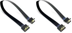 90 Degree Down Angled FPV Micro HDMI Male to Mini HDMI FPC Flat Cable 20cm for GOPRO Multicopter Aerial Photography (Pack of 2) 90 Degree Down Angled FPV Micro HDMI Male to Mini HDMI FPC Flat Cable 20cm for GOPRO Multicopter Aerial Photography (Pack of 2)