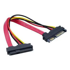 SFF-8482 SAS 29 Pin to SATA 22Pin Hard Disk Drive Raid Extension Cable with 15 Pin SATA Power Port SFF-8482 SAS 29 Pin to SATA 22Pin Hard Disk Drive Raid Extension Cable with 15 Pin SATA Power Port