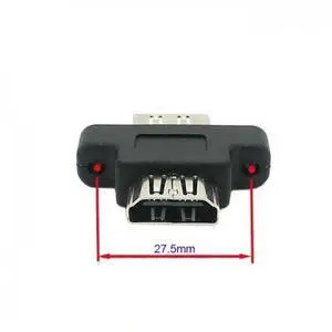 HDMI Female to HDMI 1.4 Female Extension Extender Coupler Adapter with Panel Mount Holes HDMI Female to HDMI 1.4 Female Extension Extender Coupler Adapter with Panel Mount Holes