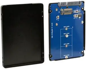 M.2 NGFF SATA SSD to 2.5" SATA Converter Adapter Hard Disk Case Enclosure M.2 NGFF SATA SSD to 2.5" SATA Converter Adapter Hard Disk Case Enclosure