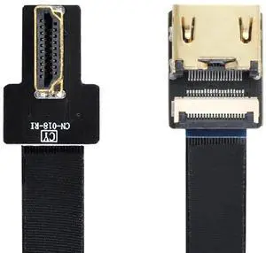 FPV Right Angled 90 Degree HDMI Male to Female FPC Flat Cable for HDTV Multicopter Aerial Photography 50CM FPV Right Angled 90 Degree HDMI Male to Female FPC Flat Cable for HDTV Multicopter Aerial Photography 50CM