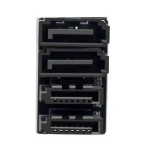 Dual SATA 7Pin Female to 360 Degree Angled 7Pin Male Adapter Low Profile for Desktops SSD HDD Mainboard Motherboard Dual SATA 7Pin Female to 360 Degree Angled 7Pin Male Adapter Low Profile for Desktops SSD HDD Mainboard Motherboard