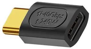 USB4 Type C Male to Female Extension 240W Power 40Gbps Data 8K Video Straight Connector Adapter for NS Phone Laptop USB4 Type C Male to Female Extension 240W Power 40Gbps Data 8K Video Straight Connector Adapter for NS Phone Laptop