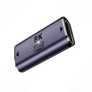HDMI Female to Female HDMI 2.1 UHD Extension Gold Converter Adapter Support 8K 60hz HDTV HDMI Female to Female HDMI 2.1 UHD Extension Gold Converter Adapter Support 8K 60hz HDTV