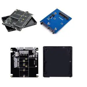 Combo M.2 NGFF B-Key & mSATA SSD to SATA 3.0 Adapter Converter Case Enclosure Combo M.2 NGFF B-Key & mSATA SSD to SATA 3.0 Adapter Converter Case Enclosure
