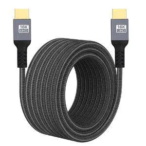 HDMI 2.2 Cable 16K@60Hz 8K@120Hz 96Gbps Ultra High Speed Male to Male UHD Cable for HDTV Monitor Desktop Laptop Projector 100cm HDMI 2.2 Cable 16K@60Hz 8K@120Hz 96Gbps Ultra High Speed Male to Male UHD Cable for HDTV Monitor Desktop Laptop Projector 100cm