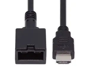 HDMI 1.4 Type-E Female to 4K Type A Male Video Audio Cable for Automotive Connection System Grade Connector 50cm HDMI 1.4 Type-E Female to 4K Type A Male Video Audio Cable for Automotive Connection System Grade Connector 50cm