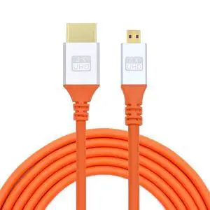 Ultra Micro HDMI 4K to HDMI Soft High Flex HDTV Cable Hyper Super Flexible Cord High Speed Type-A Male to Male for Computer HDTV 100cm Ultra Micro HDMI 4K to HDMI Soft High Flex HDTV Cable Hyper Super Flexible Cord High Speed Type-A Male to Male for Computer HDTV 100cm