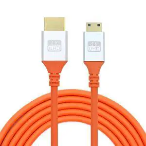 Ultra 4K Mini HDMI to HDMI Soft High Flex HDTV Cable Hyper Super Flexible Cord High Speed Type-A Male to Male for Computer HDTV 200cm Ultra 4K Mini HDMI to HDMI Soft High Flex HDTV Cable Hyper Super Flexible Cord High Speed Type-A Male to Male for Computer HDTV 200cm