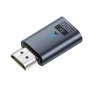 HDMI Virtual Display Adapter HDMI 1.4 Monitor Dummy Plug Headless Ghost Display Emulator Support EDID 3840x2160 4K@60hz with Indicator Light Blue HDMI Virtual Display Adapter HDMI 1.4 Monitor Dummy Plug Headless Ghost Display Emulator Support EDID 3840x2160 4K@60hz with Indicator Light Blue