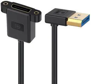 DisplayPort 1.4 8K 60hz 4K 144hz Ultrafine DP Male to Female Up Angled Extension Cable for Desktop Laptop Monitor Graphics Card 30cm DisplayPort 1.4 8K 60hz 4K 144hz Ultrafine DP Male to Female Up Angled Extension Cable for Desktop Laptop Monitor Graphics Card 30cm