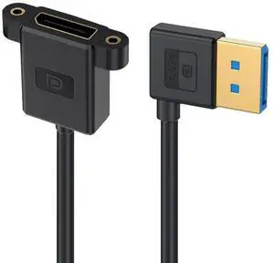 DisplayPort 1.4 8K 60hz 4K 144hz Ultrafine DP Male to Female Right Angled Extension Cable for Desktop Laptop Monitor Graphics Card 30cm DisplayPort 1.4 8K 60hz 4K 144hz Ultrafine DP Male to Female Right Angled Extension Cable for Desktop Laptop Monitor Graphics Card 30cm