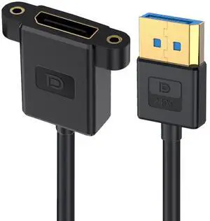 DisplayPort 1.4 8K 60hz 4K 144hz Ultrafine DP Male to Female Extension Cable for Desktop Laptop Monitor Graphics Card 30cm DisplayPort 1.4 8K 60hz 4K 144hz Ultrafine DP Male to Female Extension Cable for Desktop Laptop Monitor Graphics Card 30cm