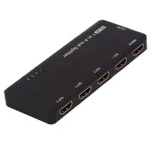 HDMI 2.0 Splitter Ultra-HD Converter Switch 1 in 4 Out Support HDCP SST Extend 18Gbps Compatible 2.0 4K60HZ HDMI 2.0 Splitter Ultra-HD Converter Switch 1 in 4 Out Support HDCP SST Extend 18Gbps Compatible 2.0 4K60HZ