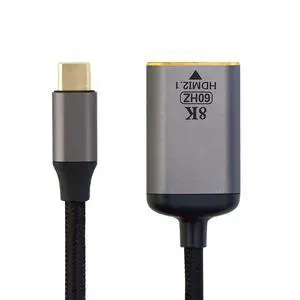 USB4 USB-C Type-C Source to Female HDMI 2.0 Cable Display 8K 60HZ UHD 4K HDMI Male Monitor USB4 USB-C Type-C Source to Female HDMI 2.0 Cable Display 8K 60HZ UHD 4K HDMI Male Monitor