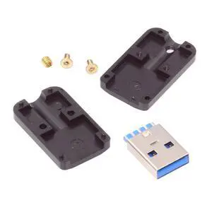 5Gbps DIY OEM USB 3.0 Type-A Male Plug Connector Solder Type with Aluminum Alloy Shell Black Customization for 6.0mm Cable 5Gbps DIY OEM USB 3.0 Type-A Male Plug Connector Solder Type with Aluminum Alloy Shell Black Customization for 6.0mm Cable
