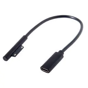 DC 15V Type-C USB-C Female to Surface Pro3 Pro4 Pro5 Pro6 Book Pro Charge Cable for Laptop DC 15V Type-C USB-C Female to Surface Pro3 Pro4 Pro5 Pro6 Book Pro Charge Cable for Laptop