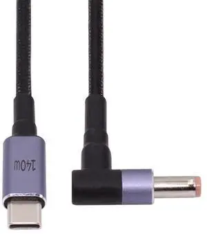 USB-C Type C Input to DC 20V 5.5 * 2.5mm Output Power 100W 135W 140W 65W PD Charge Cable for Laptop USB-C Type C Input to DC 20V 5.5 * 2.5mm Output Power 100W 135W 140W 65W PD Charge Cable for Laptop