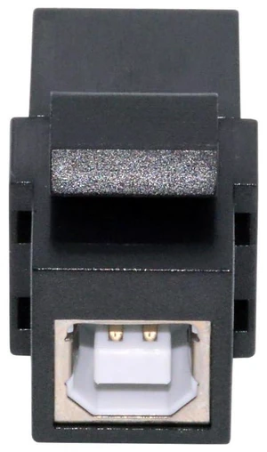 480Mbps USB2.0 A Female to USB Type-B Female Extension Keystone Jack Coupler Adapter for Wall Plate Panel USB Cable 480Mbps USB2.0 A Female to USB Type-B Female Extension Keystone Jack Coupler Adapter for Wall Plate Panel USB Cable