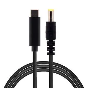 Type C USB-C Input to Rectangle 5.5x2.5mm Power PD Charge Cable for Laptop Notebook (5.5x2.5mm) Type C USB-C Input to Rectangle 5.5x2.5mm Power PD Charge Cable for Laptop Notebook (5.5x2.5mm)