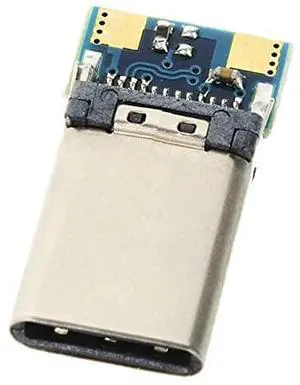 DIY 24pin USB 3.1 Type C USB-C Male Plug Connector SMT Type with PC Board DIY 24pin USB 3.1 Type C USB-C Male Plug Connector SMT Type with PC Board