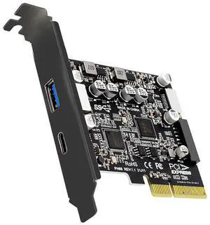 PCI-E 4X to 4 Port 10Gbps USB A/USB C/USB 3.0 20Pin/USB 3.1 Front Panel Socket USB 3.1 Gen2 PCI Express Expansion Card Adapter with ASM3142 VL822 Dual Chipset PCI-E 4X to 4 Port 10Gbps USB A/USB C/USB 3.0 20Pin/USB 3.1 Front Panel Socket USB 3.1 Gen2 PCI Express Expansion Card Adapter with ASM3142 VL822 Dual Chipset