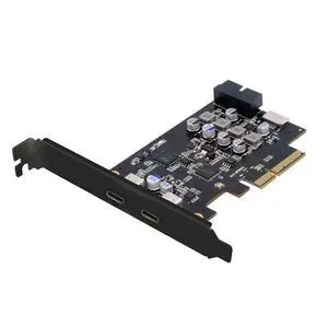 10Gbps USB 3.1 Type-E Front Panel Socket & 19Pin/20Pin USB3.0 & Dual Type-C USB-C to PCI-E Express Card Adapter ASM3142 VL822 10Gbps USB 3.1 Type-E Front Panel Socket & 19Pin/20Pin USB3.0 & Dual Type-C USB-C to PCI-E Express Card Adapter ASM3142 VL822