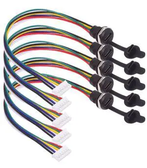 5pcs/Set DC 5V/20V PD Power DIY OEM Type C Female Socket to 6Pin Header Cable Pitch=2.0mm Panel Mount 5pcs/Set DC 5V/20V PD Power DIY OEM Type C Female Socket to 6Pin Header Cable Pitch=2.0mm Panel Mount