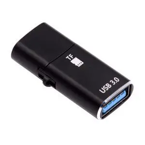 Reversible Type-C USB-C to USB 3.0 Female OTG & TF Micro-SD Card Reader Adapter 10Gbps for Tablet Phone Laptop Reversible Type-C USB-C to USB 3.0 Female OTG & TF Micro-SD Card Reader Adapter 10Gbps for Tablet Phone Laptop