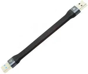 USB 3.1 Type A Male to USB3.0 Type A Male Extension Flat Slim FPC 10Gbps Data Cable 13cm for Laptop & Desktop USB 3.1 Type A Male to USB3.0 Type A Male Extension Flat Slim FPC 10Gbps Data Cable 13cm for Laptop & Desktop