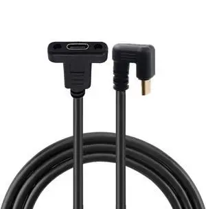 360 Degree U Shape Back Angled USB-C USB 3.1 Type C Male to Female Extension Data Cable 30cm 360 Degree U Shape Back Angled USB-C USB 3.1 Type C Male to Female Extension Data Cable 30cm
