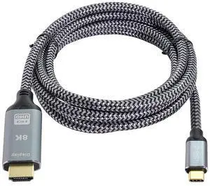 USB4 USB-C Type-C Source to HDMI 2.0 Display 8K UHD 4K DP to HDMI Male Monitor Cable Connector 1.8m 6ft USB4 USB-C Type-C Source to HDMI 2.0 Display 8K UHD 4K DP to HDMI Male Monitor Cable Connector 1.8m 6ft