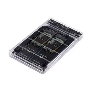 Dual NGFF B+M-Key M.2 SSD Card JOBD Raid0 Span Bridge to USB3.0 Type-C USB-C 2.5inch SATA Combo Enclosure Dual NGFF B+M-Key M.2 SSD Card JOBD Raid0 Span Bridge to USB3.0 Type-C USB-C 2.5inch SATA Combo Enclosure