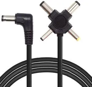 4-in-1 DC Power Plug 5V 5.5x2.5mm 5.5x2.1mm 4.0x1.7mm 3.5x1.3mm to DC 5.5mm Plug Barrel Connector Charge Cable 150CM 4-in-1 DC Power Plug 5V 5.5x2.5mm 5.5x2.1mm 4.0x1.7mm 3.5x1.3mm to DC 5.5mm Plug Barrel Connector Charge Cable 150CM