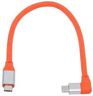 USB4 20Gbps Male to Male Ultra Soft High Flex Cable Left Right Angled Supports 100W Charging & 8K Display TB3/TB4 Compatible 30CM USB4 20Gbps Male to Male Ultra Soft High Flex Cable Left Right Angled Supports 100W Charging & 8K Display TB3/TB4 Compatible 30CM
