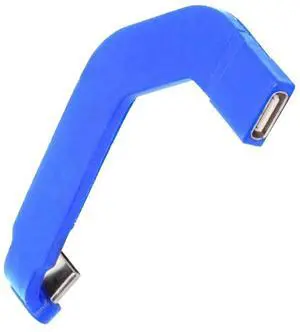 65W Fast Charge 360 Shape Type-C Male to USB-C Female Extension Ultra Slim Data Cable Connector Protector for Tablet Phone 65W Fast Charge 360 Shape Type-C Male to USB-C Female Extension Ultra Slim Data Cable Connector Protector for Tablet Phone