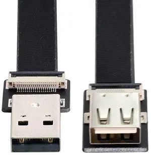 USB 2.0 Type-A Male to Female Extension Data Flat Slim FPC Cable for FPV & Disk & Scanner & Printer 50CM USB 2.0 Type-A Male to Female Extension Data Flat Slim FPC Cable for FPV & Disk & Scanner & Printer 50CM